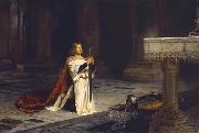 John Pettie Photograph of The Vigil oil painting